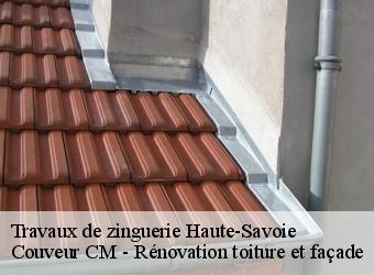 Travaux de zinguerie 74 Haute-Savoie Couveur CM - Rénovation toiture et façade