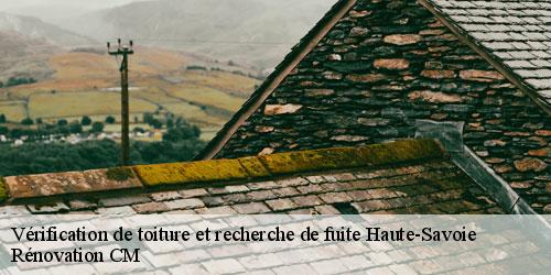 Vérification de toiture et recherche de fuite 74 Haute-Savoie  Rénovation CM