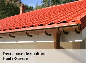 Devis pose de gouttière Haute-Savoie