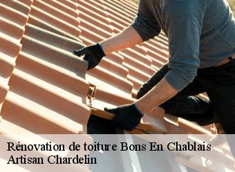 Rénovation de toiture  bons-en-chablais-74890 Artisan Chardelin