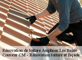 Rénovation de toiture amphion-les-bains-74500 Couveur CM - Rénovation toiture et façade