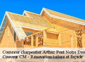 Couvreur charpentier arthaz-pont-notre-dame-74380 Couveur CM - Rénovation toiture et façade