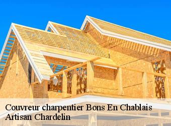 Couvreur charpentier  bons-en-chablais-74890 Artisan Chardelin