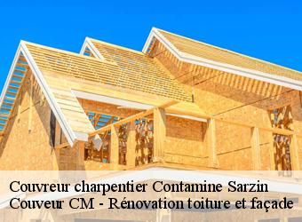 Couvreur charpentier contamine-sarzin-74270 Couveur CM - Rénovation toiture et façade