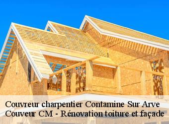 Couvreur charpentier contamine-sur-arve-74130 Couveur CM - Rénovation toiture et façade