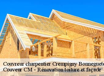 Couvreur charpentier crempigny-bonneguete-74150 Couveur CM - Rénovation toiture et façade