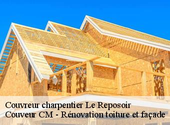 Couvreur charpentier le-reposoir-74950 Couveur CM - Rénovation toiture et façade
