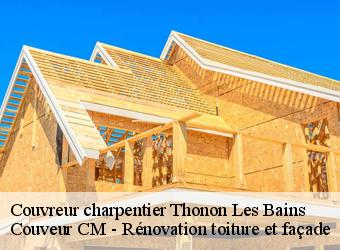 Couvreur charpentier thonon-les-bains-74200 Couveur CM - Rénovation toiture et façade