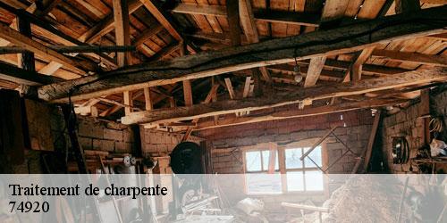 Traitement de charpente  combloux-74920 Rénovation CM