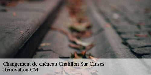 Changement de chéneau chatillon-sur-cluses-74300 Rénovation CM