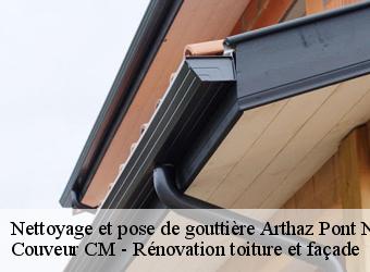 Nettoyage et pose de gouttière  arthaz-pont-notre-dame-74380 Couveur CM - Rénovation toiture et façade