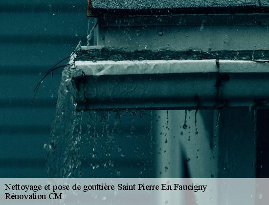 Nettoyage et pose de gouttière saint-pierre-en-faucigny-74800 Rénovation CM