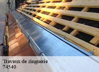 Travaux de zinguerie  74540