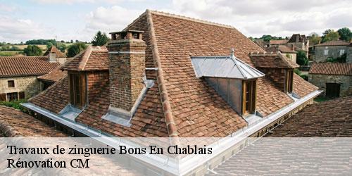 Travaux de zinguerie bons-en-chablais-74890 Rénovation CM
