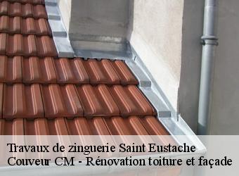 Travaux de zinguerie saint-eustache-74410 Couveur CM - Rénovation toiture et façade