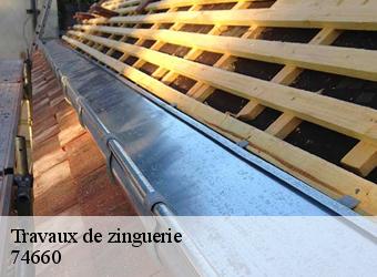 Travaux de zinguerie 74660