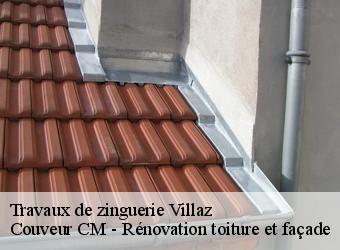 Travaux de zinguerie villaz-74370 Couveur CM - Rénovation toiture et façade