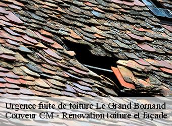 Urgence fuite de toiture le-grand-bornand-74450 Couveur CM - Rénovation toiture et façade