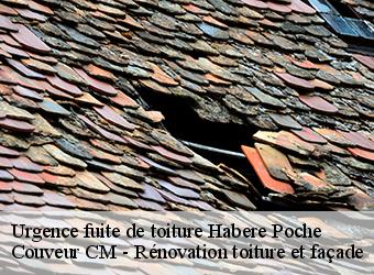 Urgence fuite de toiture habere-poche-74420 Couveur CM - Rénovation toiture et façade