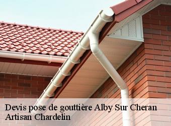 Devis pose de gouttière  alby-sur-cheran-74540 Artisan Chardelin