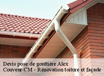 Devis pose de gouttière alex-74290 Couveur CM - Rénovation toiture et façade