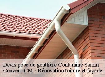 Devis pose de gouttière contamine-sarzin-74270 Couveur CM - Rénovation toiture et façade
