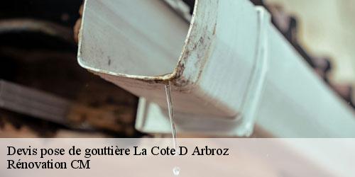 Devis pose de gouttière  la-cote-d-arbroz-74110 Rénovation CM