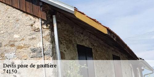 Devis pose de gouttière crempigny-bonneguete-74150 Rénovation CM