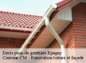 Devis pose de gouttière epagny-74330 Couveur CM - Rénovation toiture et façade