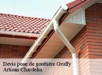 Devis pose de gouttière gruffy-74540 Artisan Chardelin