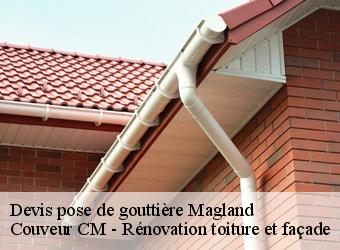 Devis pose de gouttière magland-74300 Couveur CM - Rénovation toiture et façade