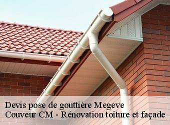 Devis pose de gouttière megeve-74120 Couveur CM - Rénovation toiture et façade