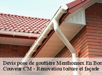 Devis pose de gouttière menthonnex-en-bornes-74350 Couveur CM - Rénovation toiture et façade