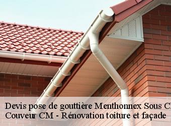 Devis pose de gouttière menthonnex-sous-clermont-74270 Couveur CM - Rénovation toiture et façade