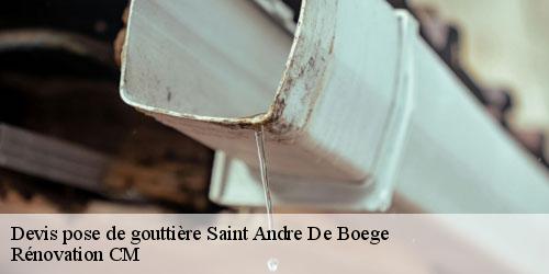 Devis pose de gouttière saint-andre-de-boege-74420 Rénovation CM