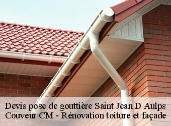 Devis pose de gouttière saint-jean-d-aulps-74430 Couveur CM - Rénovation toiture et façade