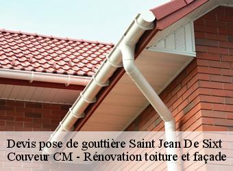 Devis pose de gouttière  saint-jean-de-sixt-74450 Couveur CM - Rénovation toiture et façade