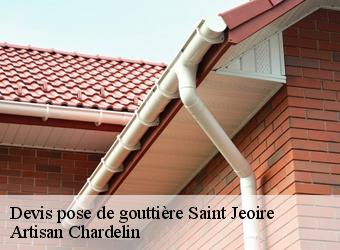 Devis pose de gouttière saint-jeoire-74490 Artisan Chardelin