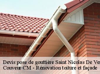 Devis pose de gouttière saint-nicolas-de-veroce-74190 Couveur CM - Rénovation toiture et façade
