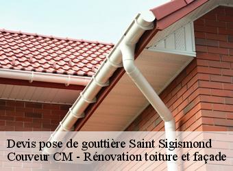 Devis pose de gouttière saint-sigismond-74300 Couveur CM - Rénovation toiture et façade