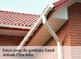 Devis pose de gouttière  saxel-74420 Artisan Chardelin