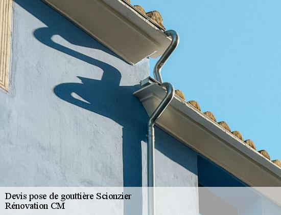 Devis pose de gouttière  scionzier-74950 Rénovation CM