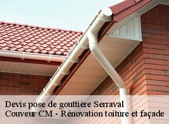 Devis pose de gouttière serraval-74230 Couveur CM - Rénovation toiture et façade