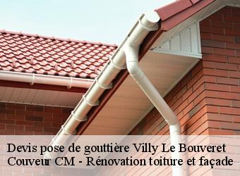 Devis pose de gouttière villy-le-bouveret-74350 Couveur CM - Rénovation toiture et façade
