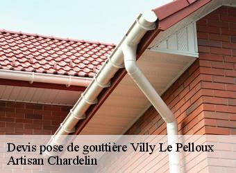 Devis pose de gouttière  villy-le-pelloux-74350 Artisan Chardelin
