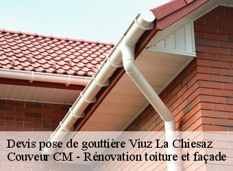 Devis pose de gouttière  viuz-la-chiesaz-74540 Couveur CM - Rénovation toiture et façade