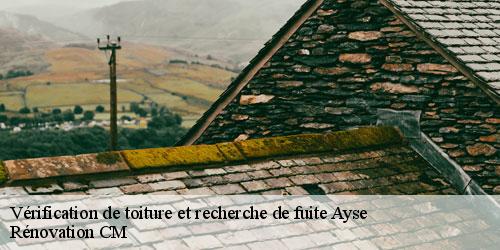 Vérification de toiture et recherche de fuite ayse-74130 Rénovation CM