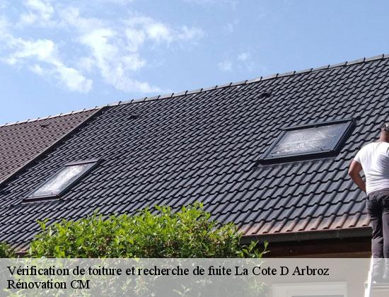 Vérification de toiture et recherche de fuite  la-cote-d-arbroz-74110 Rénovation CM