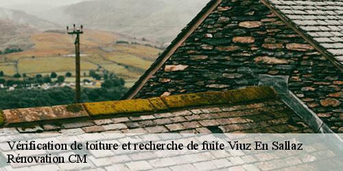Vérification de toiture et recherche de fuite viuz-en-sallaz-74250 Rénovation CM