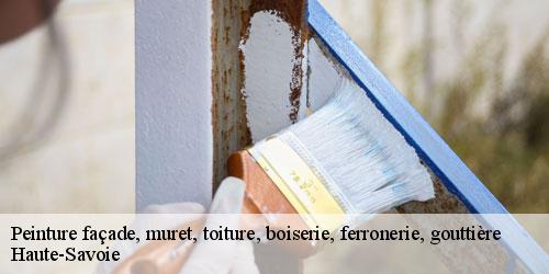 Peinture façade, muret, toiture, boiserie, ferronerie, gouttière 74 Haute-Savoie Rénovation CM